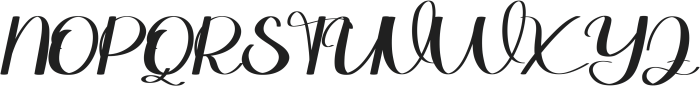 WonderfulCalligraphy Regular otf (400) Font UPPERCASE