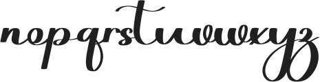 WonderfulCalligraphy Regular otf (400) Font LOWERCASE
