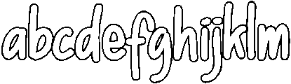 Wonderia Outline otf (400) FONT