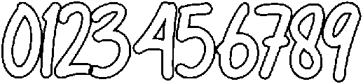 Wonderia Outline ttf (400) Font OTHER CHARS