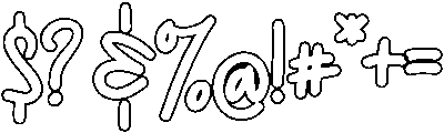 Wonderia Outline ttf (400) Font OTHER CHARS