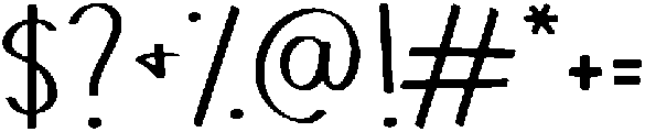 Wonderkid otf (400) Font OTHER CHARS