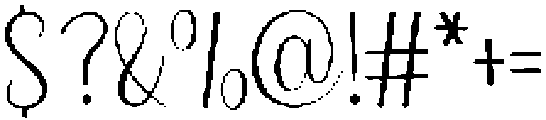 Wonderland Handmade Regular otf (400) Font OTHER CHARS