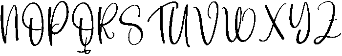 Wonderland Regular otf (400) Font UPPERCASE