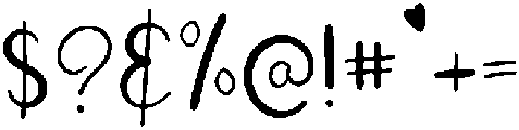 Wonderland Regular otf (400) Font OTHER CHARS