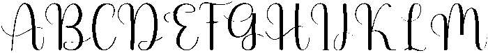 Wonderland Regular otf (400) Font UPPERCASE
