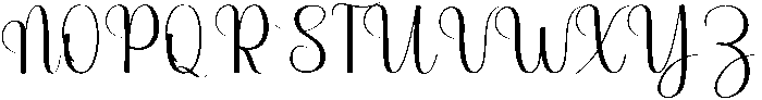 Wonderland Regular otf (400) Font UPPERCASE