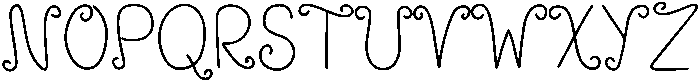Wonderland Regular otf (400) Font UPPERCASE