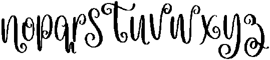 Wonderland Regular otf (400) Font LOWERCASE