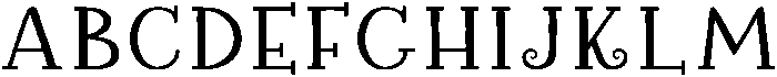 Wonderland otf (400) Font UPPERCASE