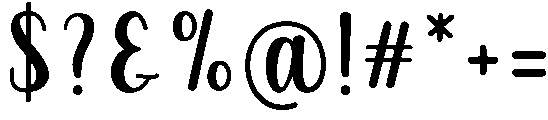 Wonderland otf (400) Font OTHER CHARS