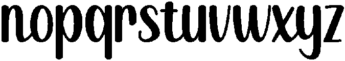 Wonderland otf (400) Font LOWERCASE
