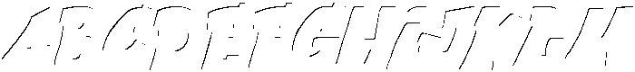 Wonders Graf - Inner Italic Italic otf (400) Font UPPERCASE