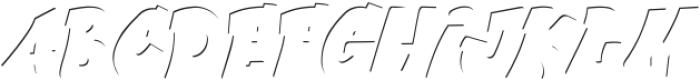 Wonders Graf - Inner Italic Italic otf (400) Font UPPERCASE