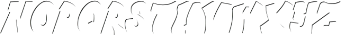 Wonders Graf - Inner Italic Italic otf (400) Font LOWERCASE