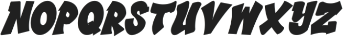 Wonders Graf - Italic Italic otf (400) Font UPPERCASE