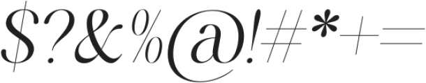 Wonders Italic otf (400) Font OTHER CHARS