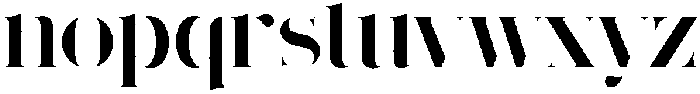 Wonderz Avant otf (400) Font LOWERCASE