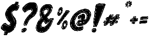 Wonky Dongki Italic otf (400) Font OTHER CHARS