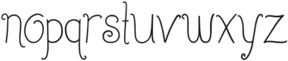Wonky Kitten Regular otf (400) Font LOWERCASE