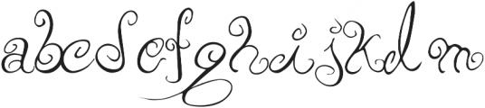 Wooby otf (400) Font LOWERCASE