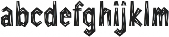 Woodcraft otf (400) Font LOWERCASE
