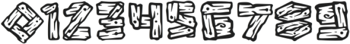Wooden Alphabet Regular otf (400) Font OTHER CHARS