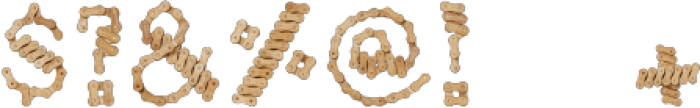 Wooden-Chain Regular otf (400) Font OTHER CHARS
