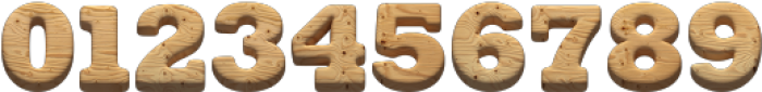 Wooden Regular otf (400) Font OTHER CHARS