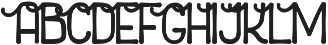 Woodend otf (400) Font UPPERCASE
