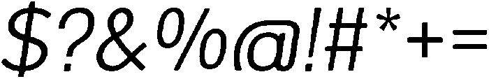 Woodford Bourne Light Italic otf (300) Font OTHER CHARS