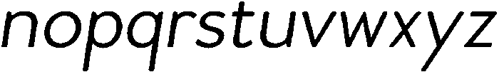 Woodford Bourne Light Italic otf (300) Font LOWERCASE