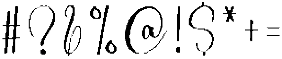 Woodland Regular otf (400) Font OTHER CHARS