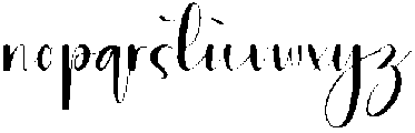 Woodland Regular otf (400) Font LOWERCASE