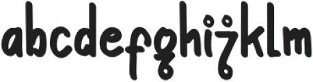 Woogie-Regular otf (400) Font LOWERCASE