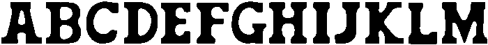 WorkHorse Regular otf (400) Font UPPERCASE