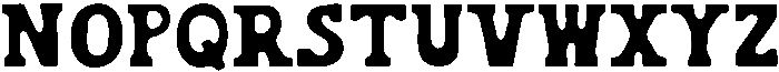 WorkHorse Regular otf (400) Font UPPERCASE