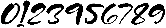 Worky Space Italic otf (400) Font OTHER CHARS