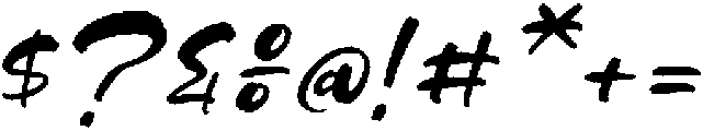Worky Space Italic otf (400) Font OTHER CHARS