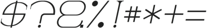 Worland Italic otf (400) Font OTHER CHARS