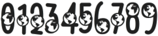 World Madly Globe otf (400) Font OTHER CHARS