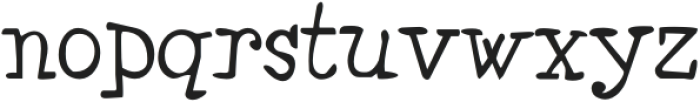 Wormwood Write Regular otf (400) Font LOWERCASE