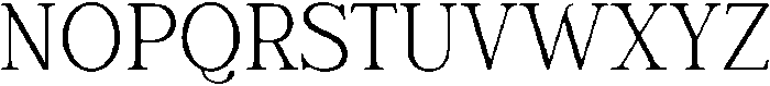 Wornella ExtraLight otf (200) Font UPPERCASE