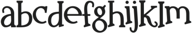 Wortel Orange Regular otf (400) Font LOWERCASE