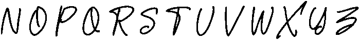 Worthy Regular otf (400) Font UPPERCASE