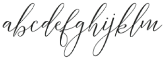 Wosella Script Regular otf (400) Font LOWERCASE