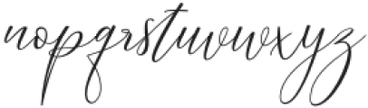 Wosella Script Regular otf (400) Font LOWERCASE