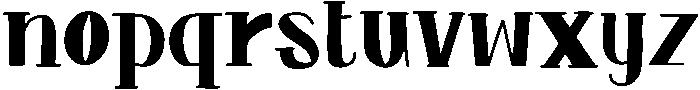 Woven Regular otf (400) Font LOWERCASE