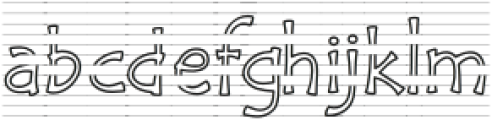 Woven Regular otf (400) Font LOWERCASE