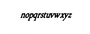 Wolfpack Italic.ttf Font LOWERCASE
